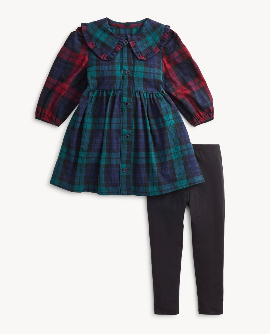 Red Multi Flannel Girl