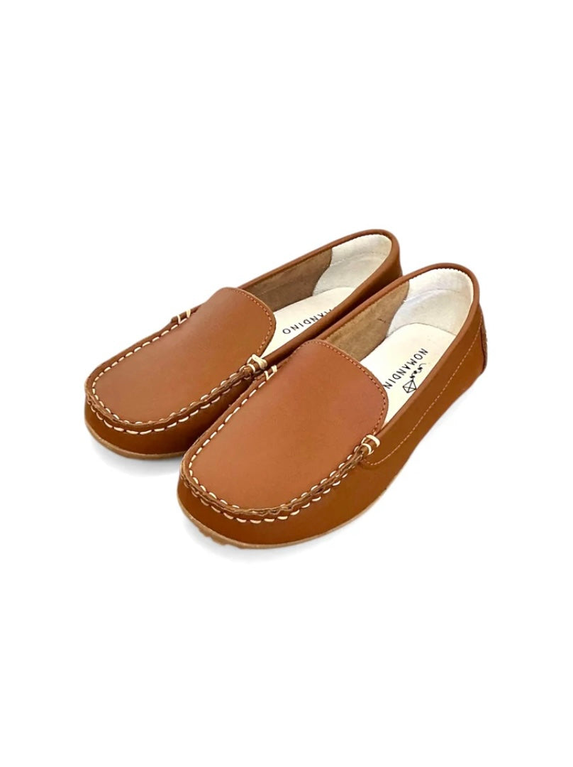 Art Tan Leather Loafers