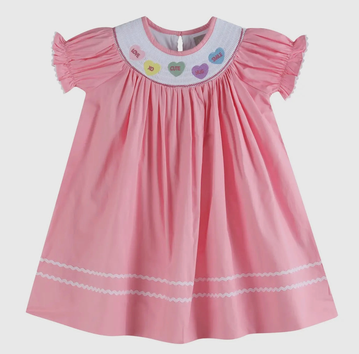 Pink Candy Valentine’s Smocked