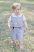 Puppies in Truck Shortalls