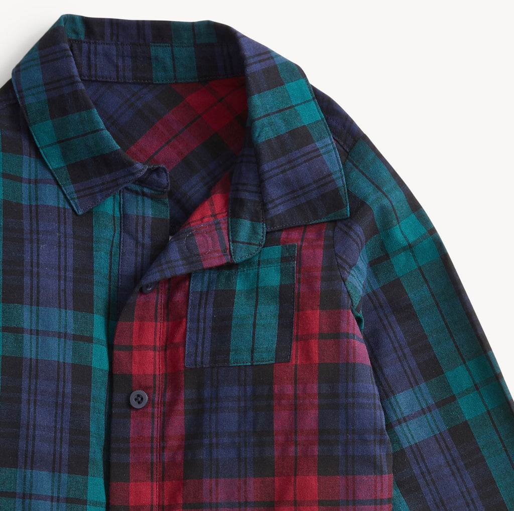 Red Multi Flannel set