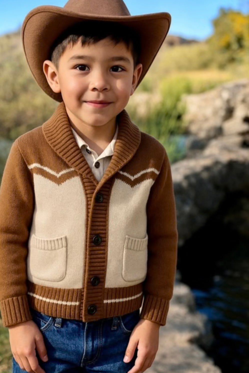 YEEHAW COWBOY CARDIGAN