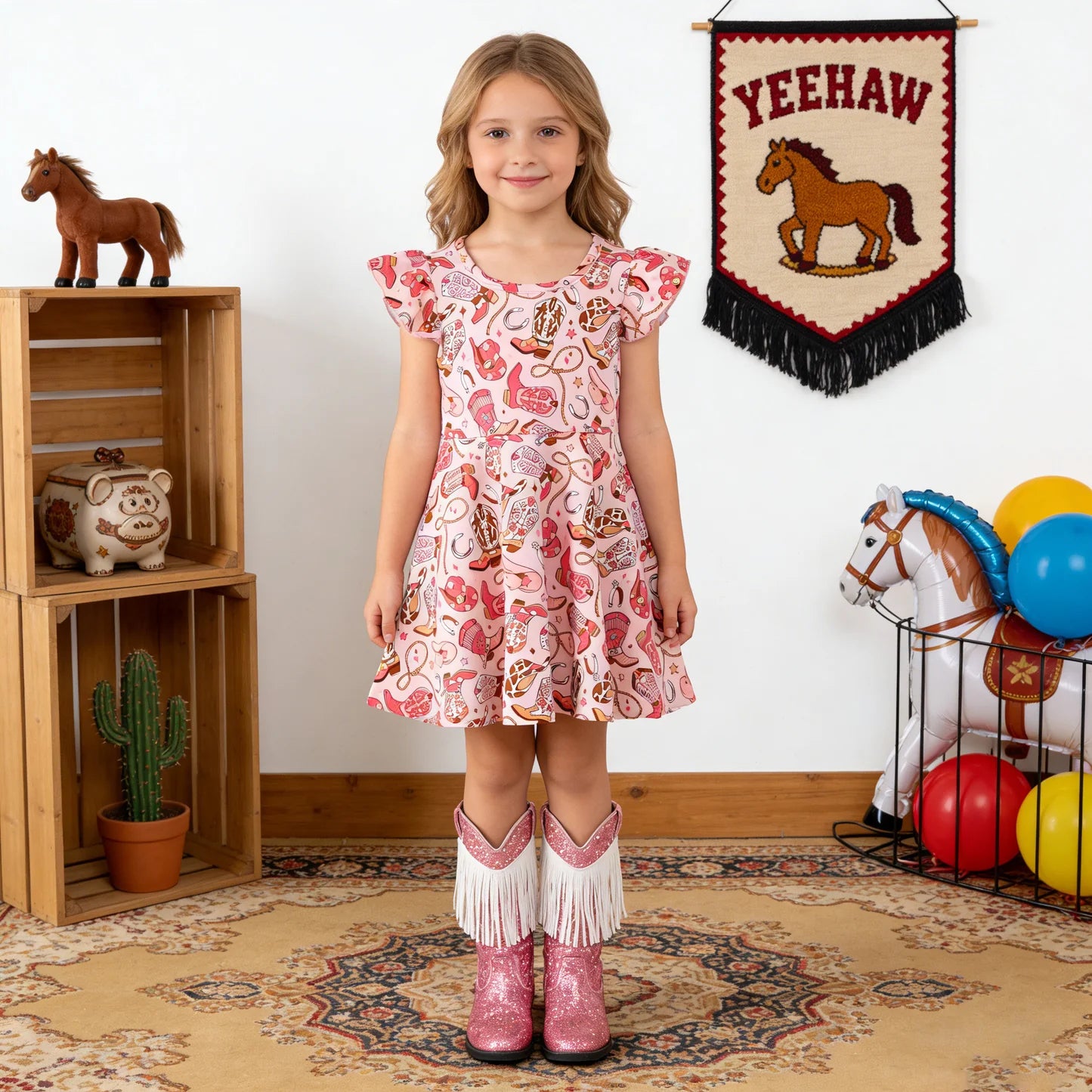 Pink Boots