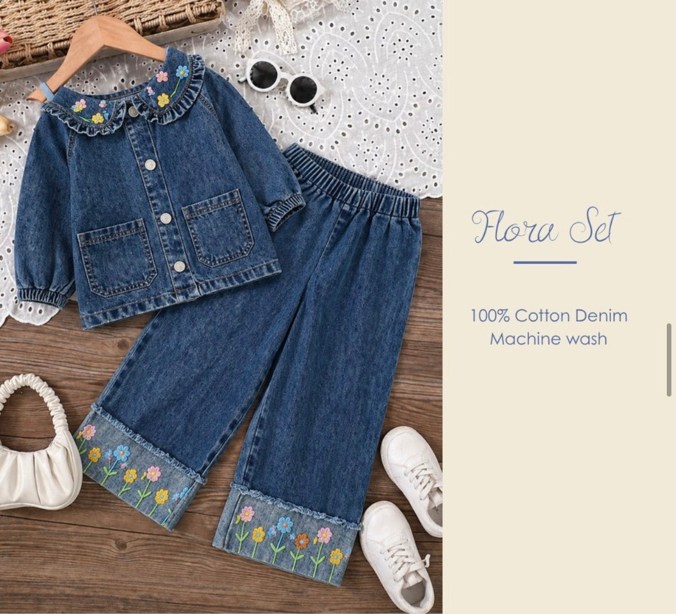 Floral Peter Pan Set