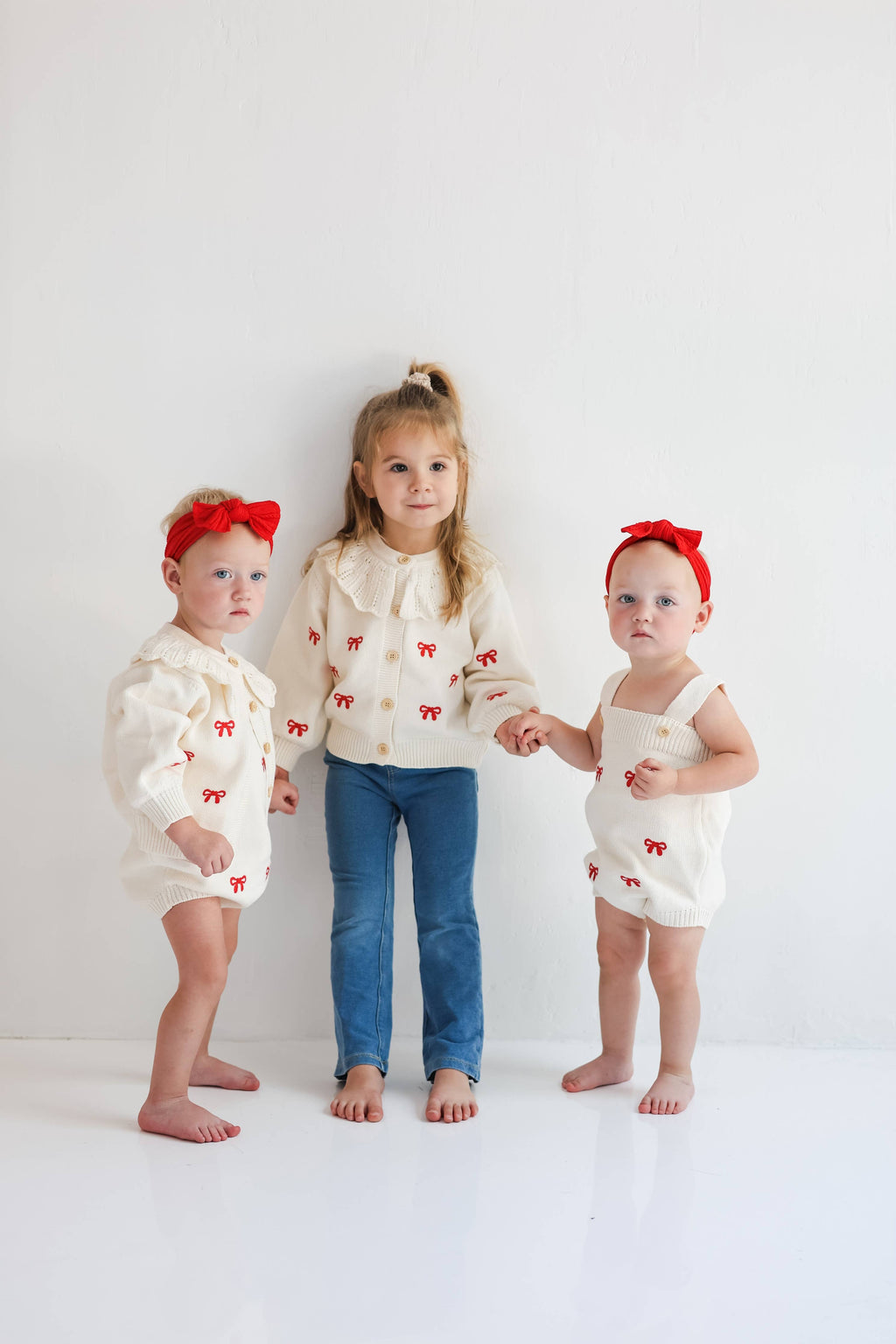 Red Bow Cardigan