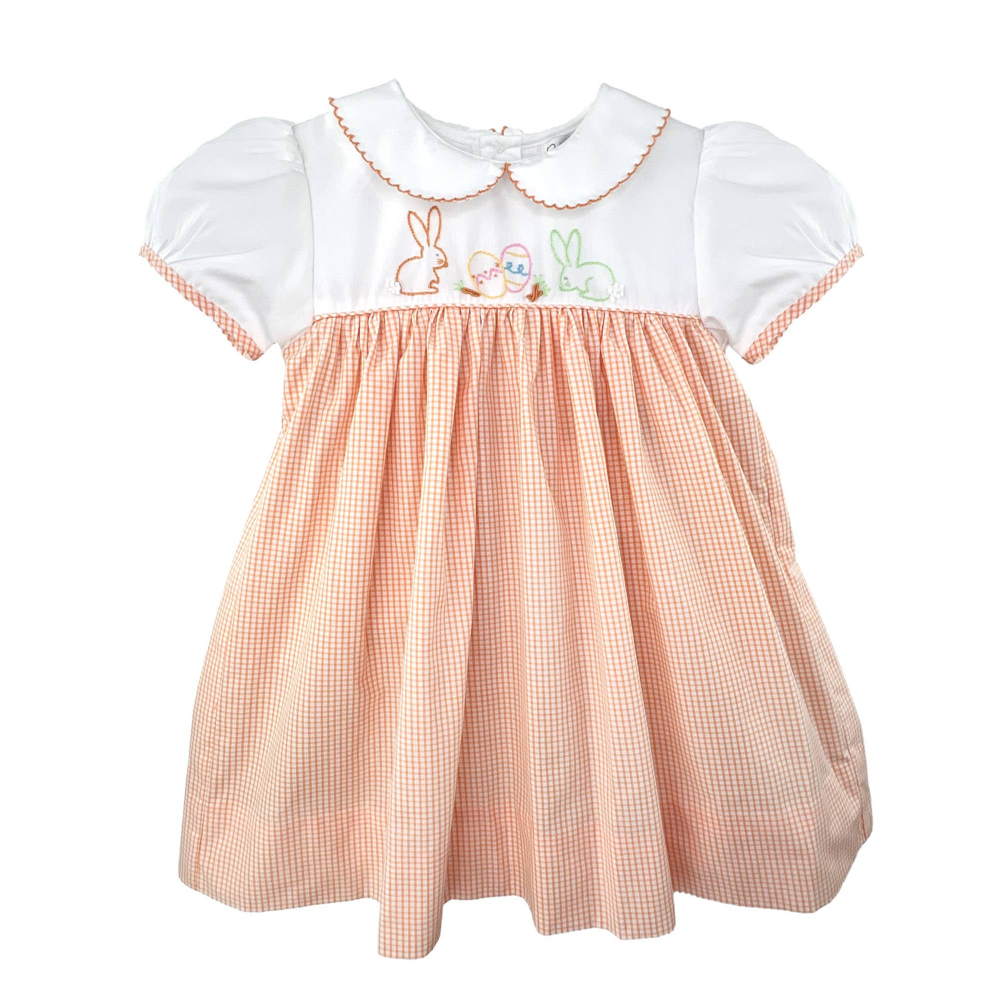 Amelia Dress with Hand Embroidered Easter