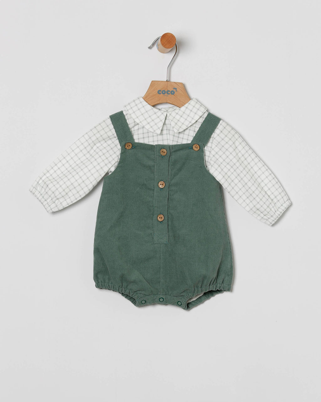 Shirt + Corduroy Overalls