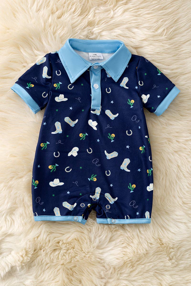 Litte Cowboy Romper