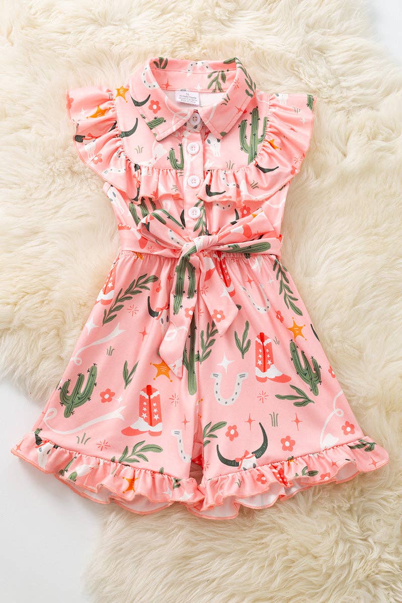 Cactus Bloom Romper