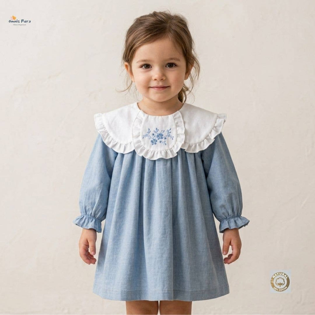 Charming Embroidered Denim