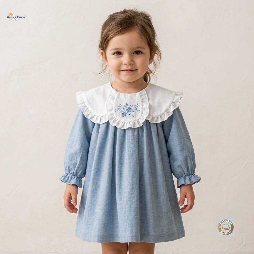 Charming Embroidered Denim