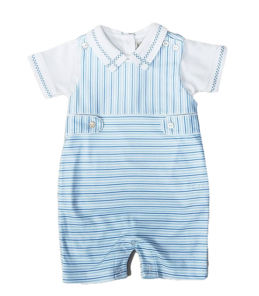Blue Spring Boys Overall 2 Pc Set