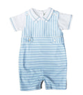 Blue Spring Boys Overall 2 Pc Set