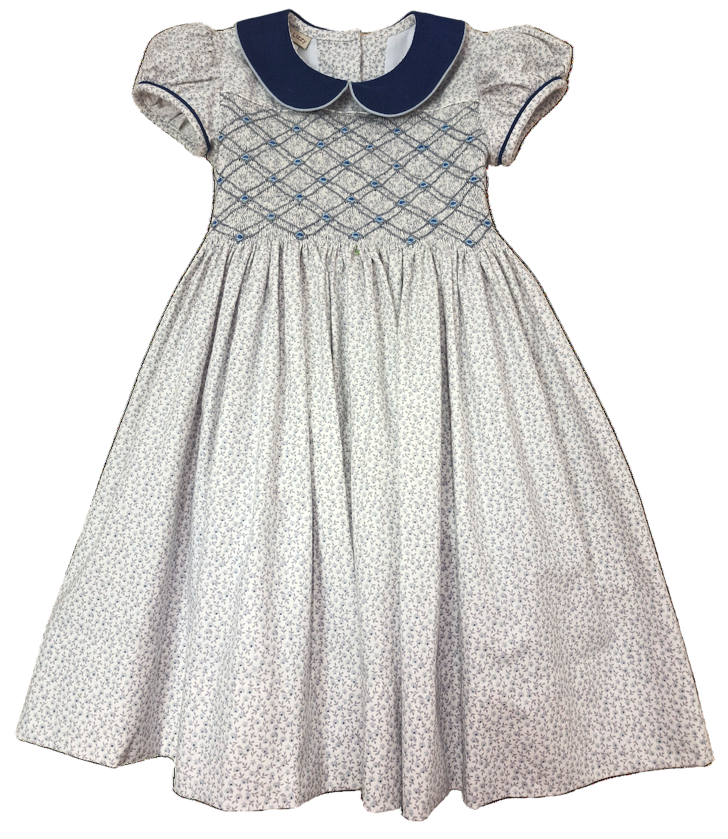Girl's "Christina Collection" Hand Smocked Dress