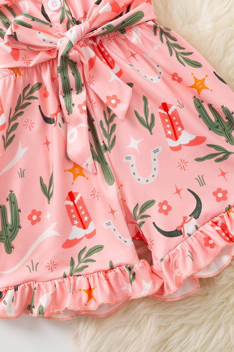 Cactus Bloom Romper