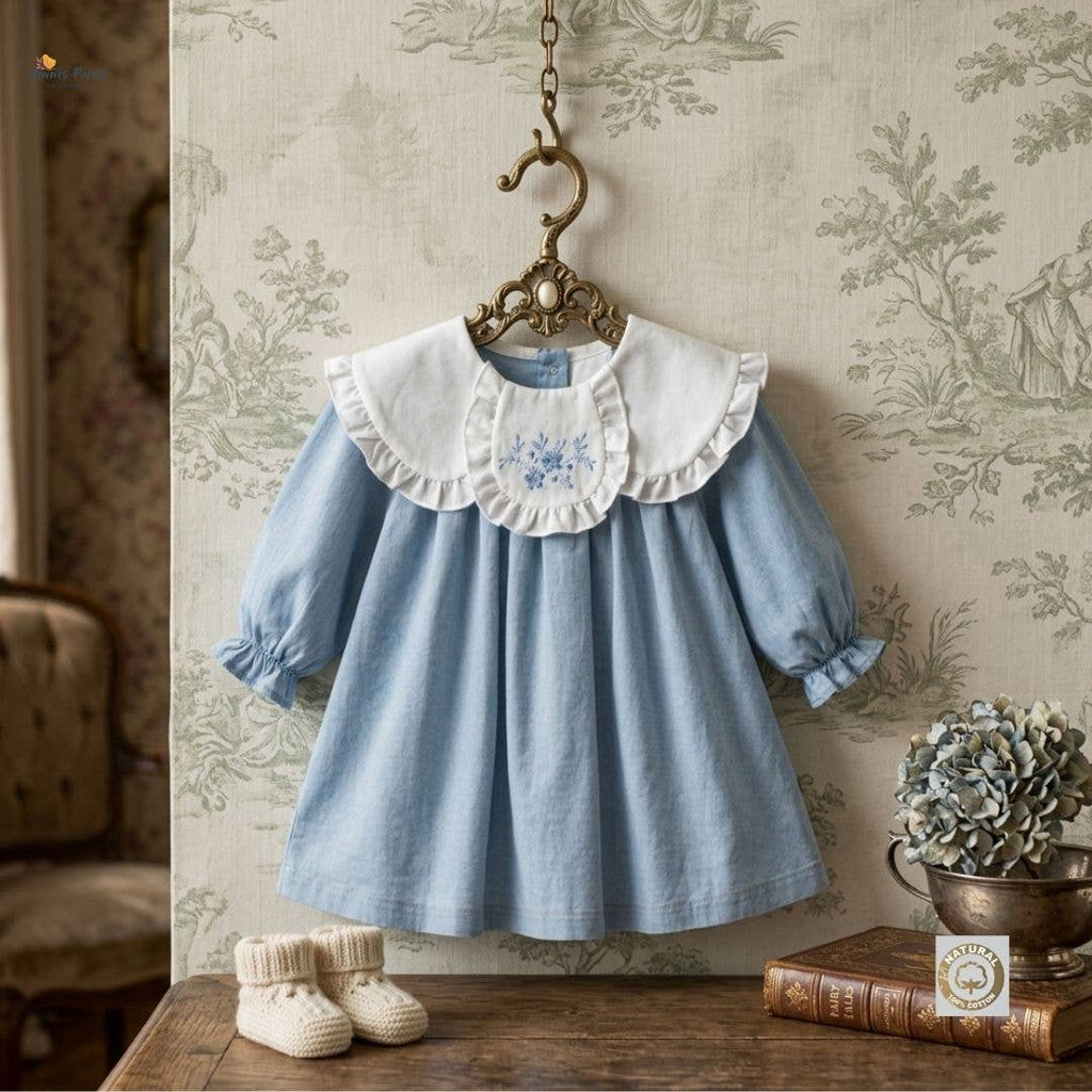 Charming Embroidered Denim