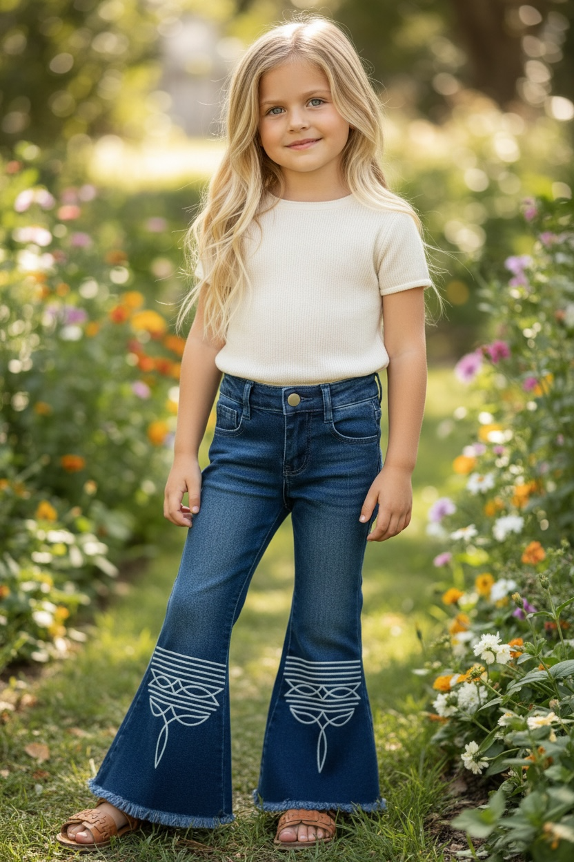 Bluebonnet Flere Denim