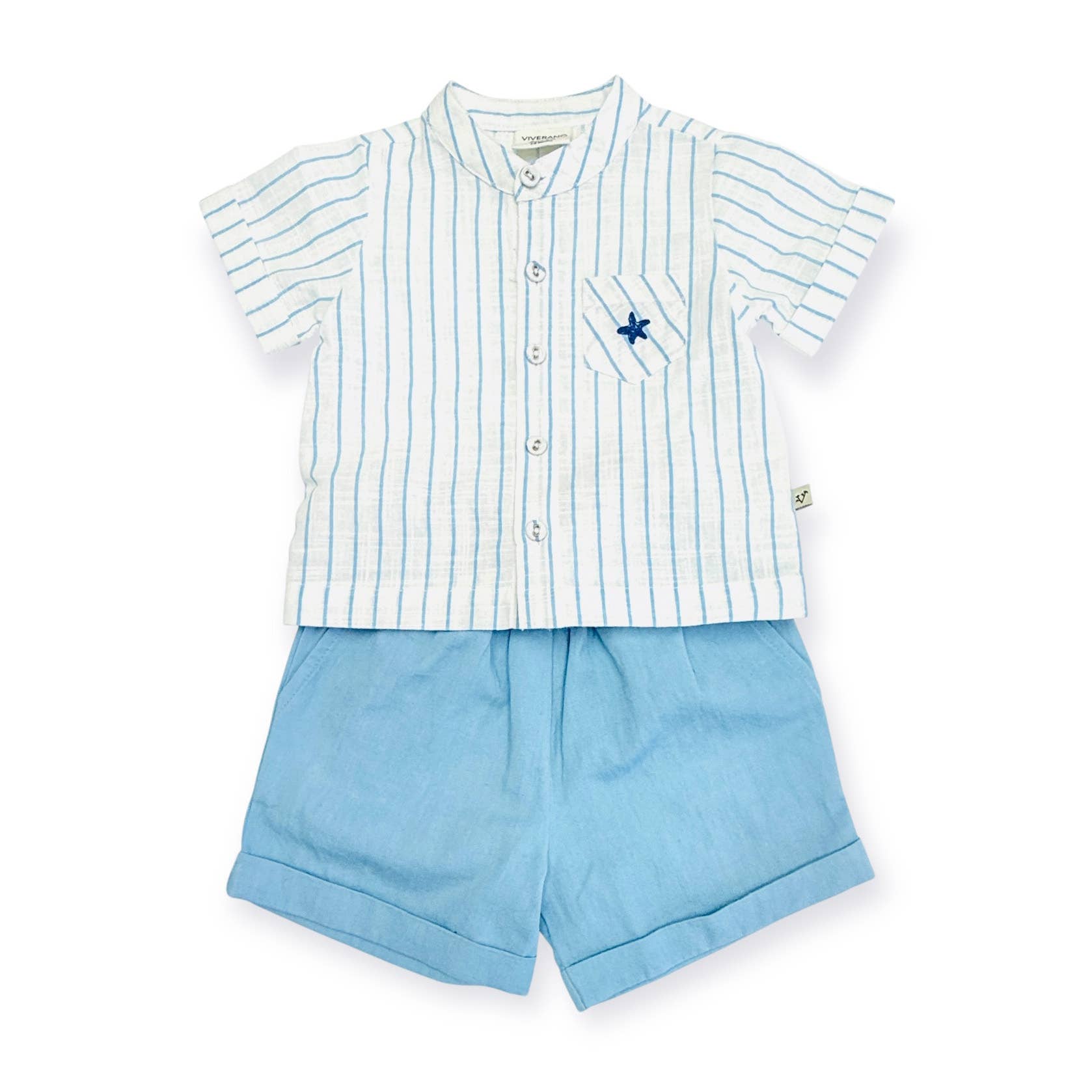 Jasper Baby Shirt + Shorts Set (Organic)