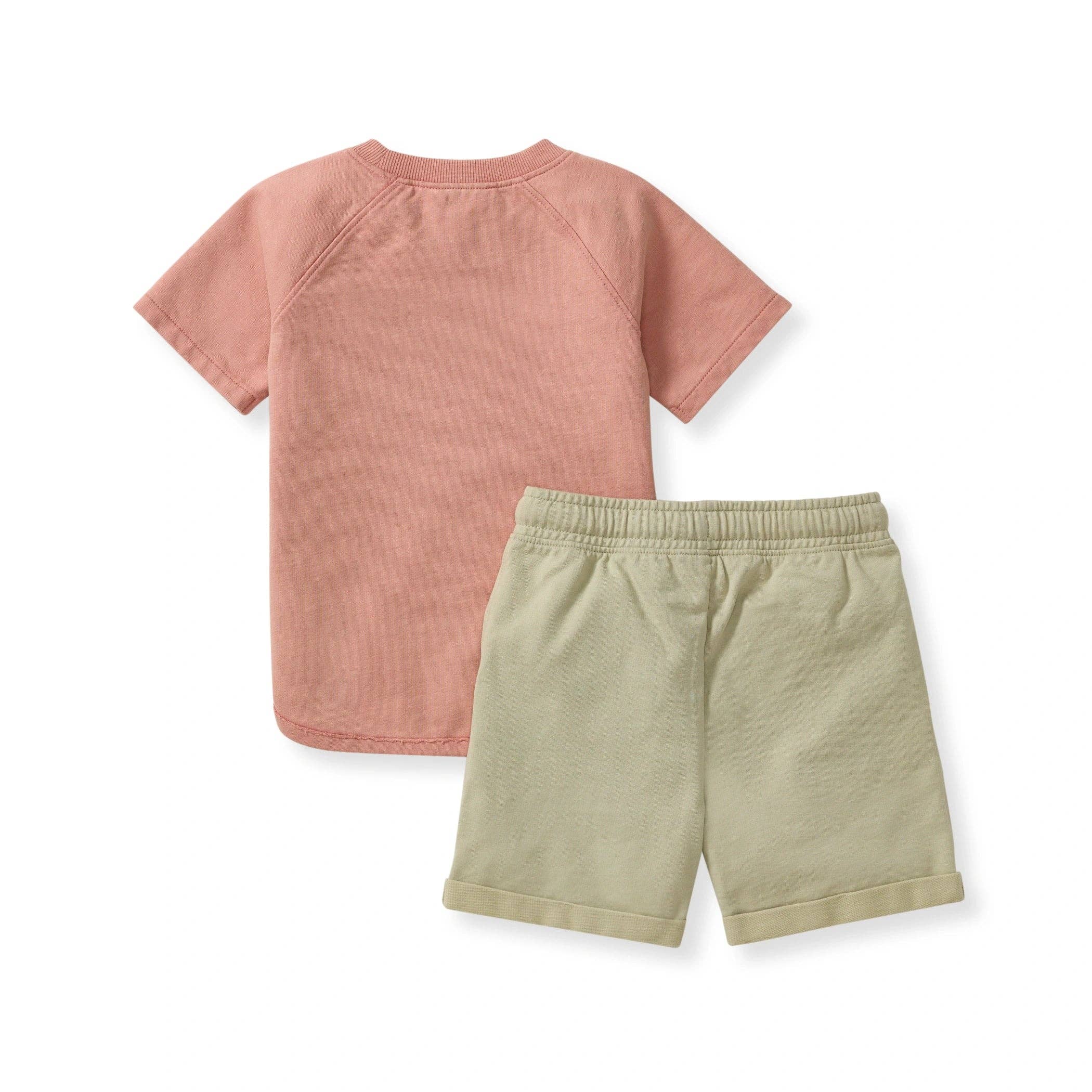 Adrian Wash Pocket Tee & Shorts Set