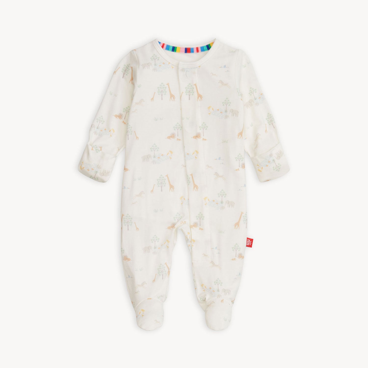 White serene safari footie