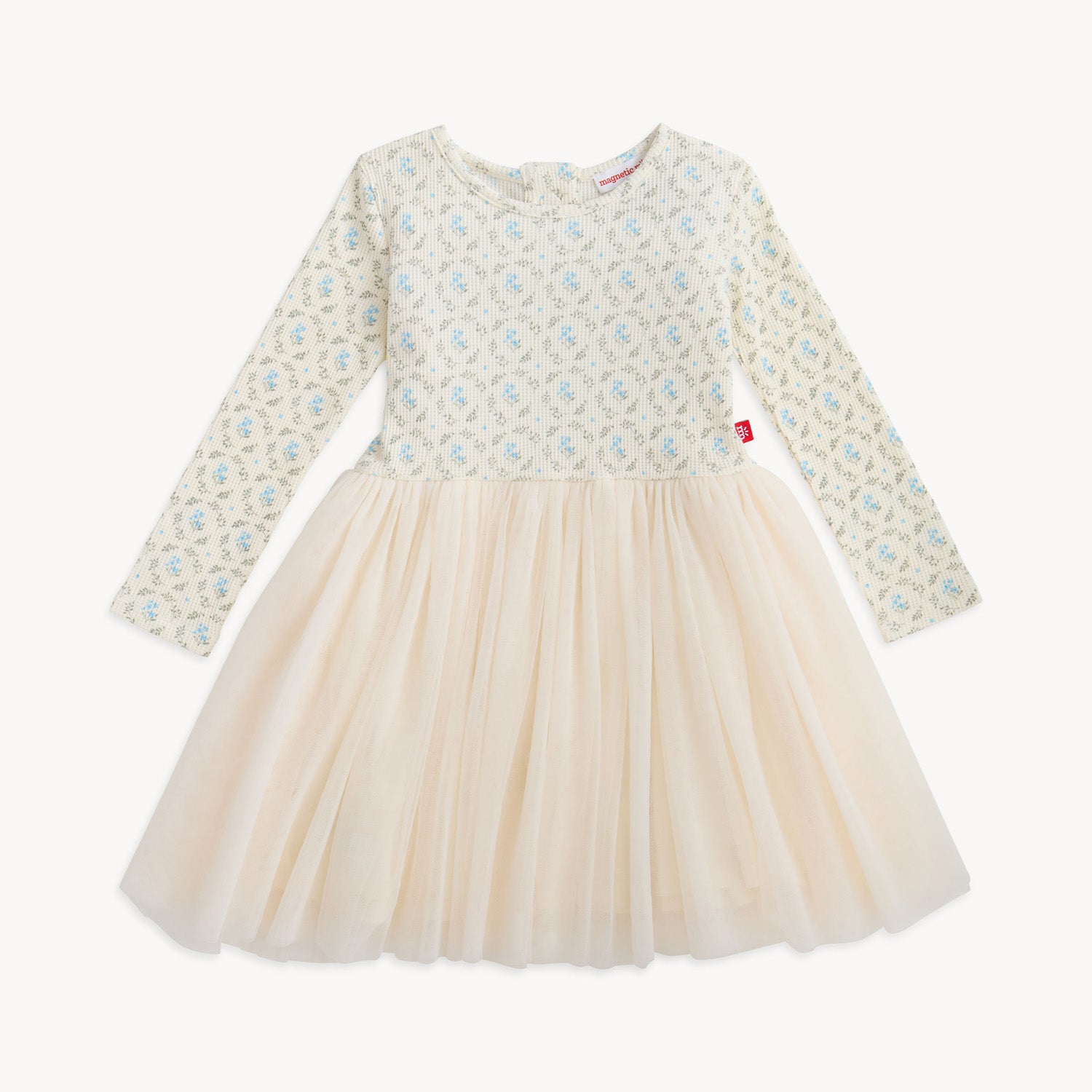 Eloise waffle long sleeve dress