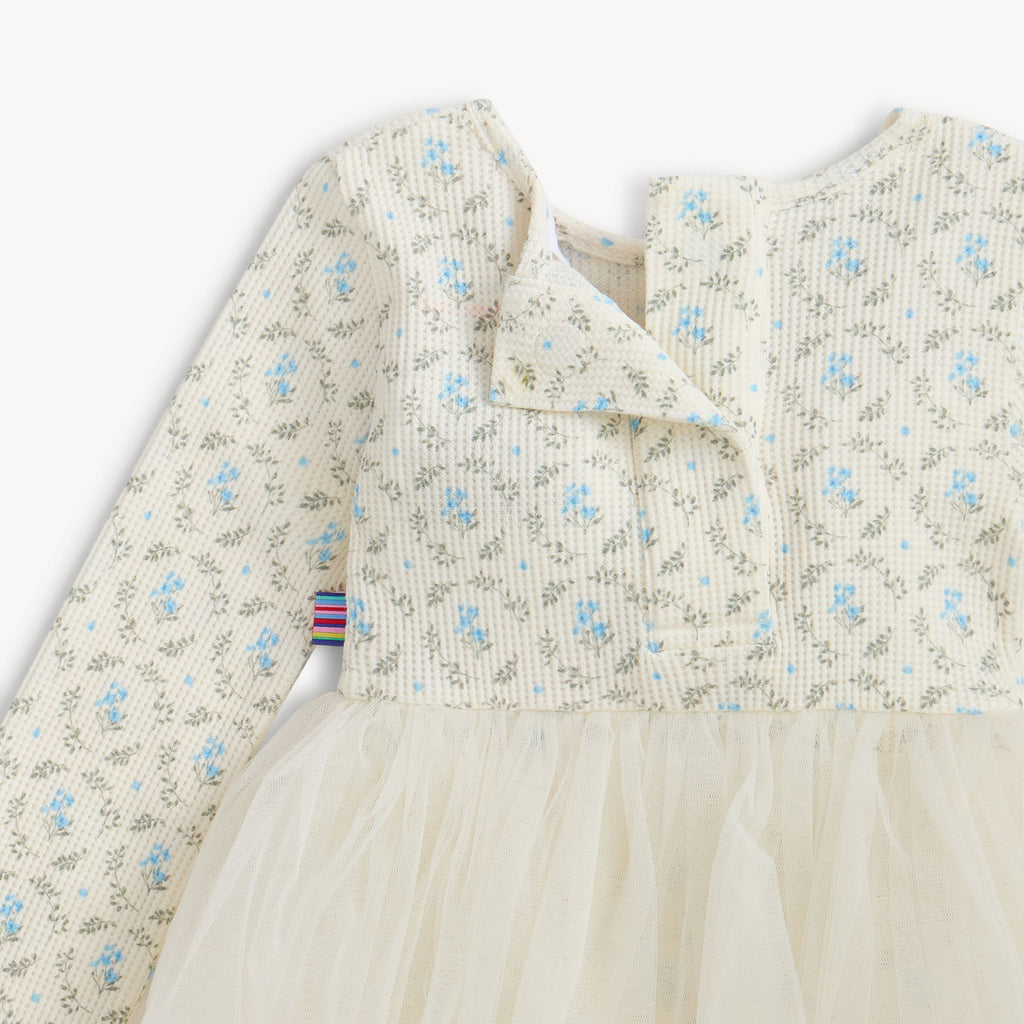 Eloise waffle long sleeve dress