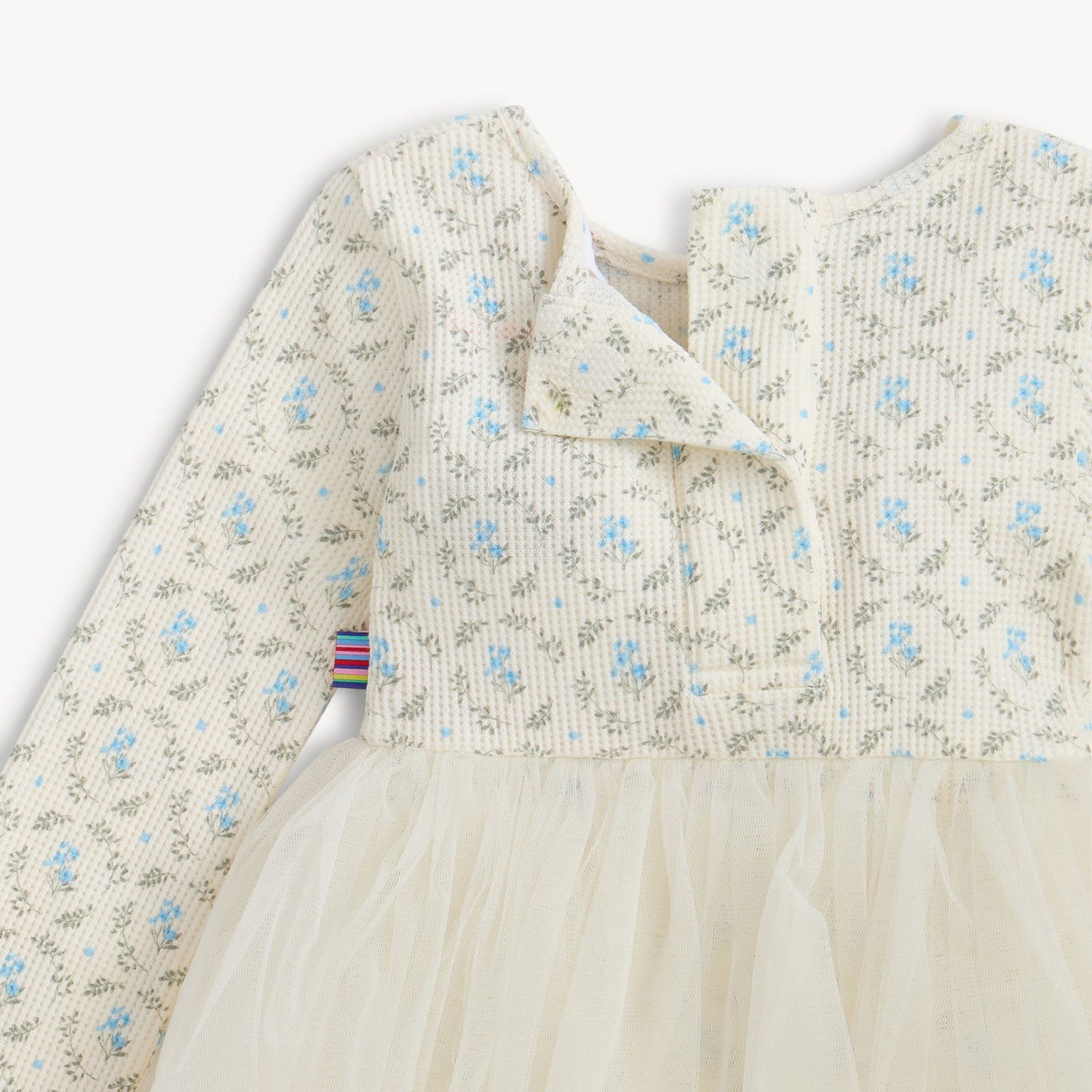 Eloise waffle long sleeve dress
