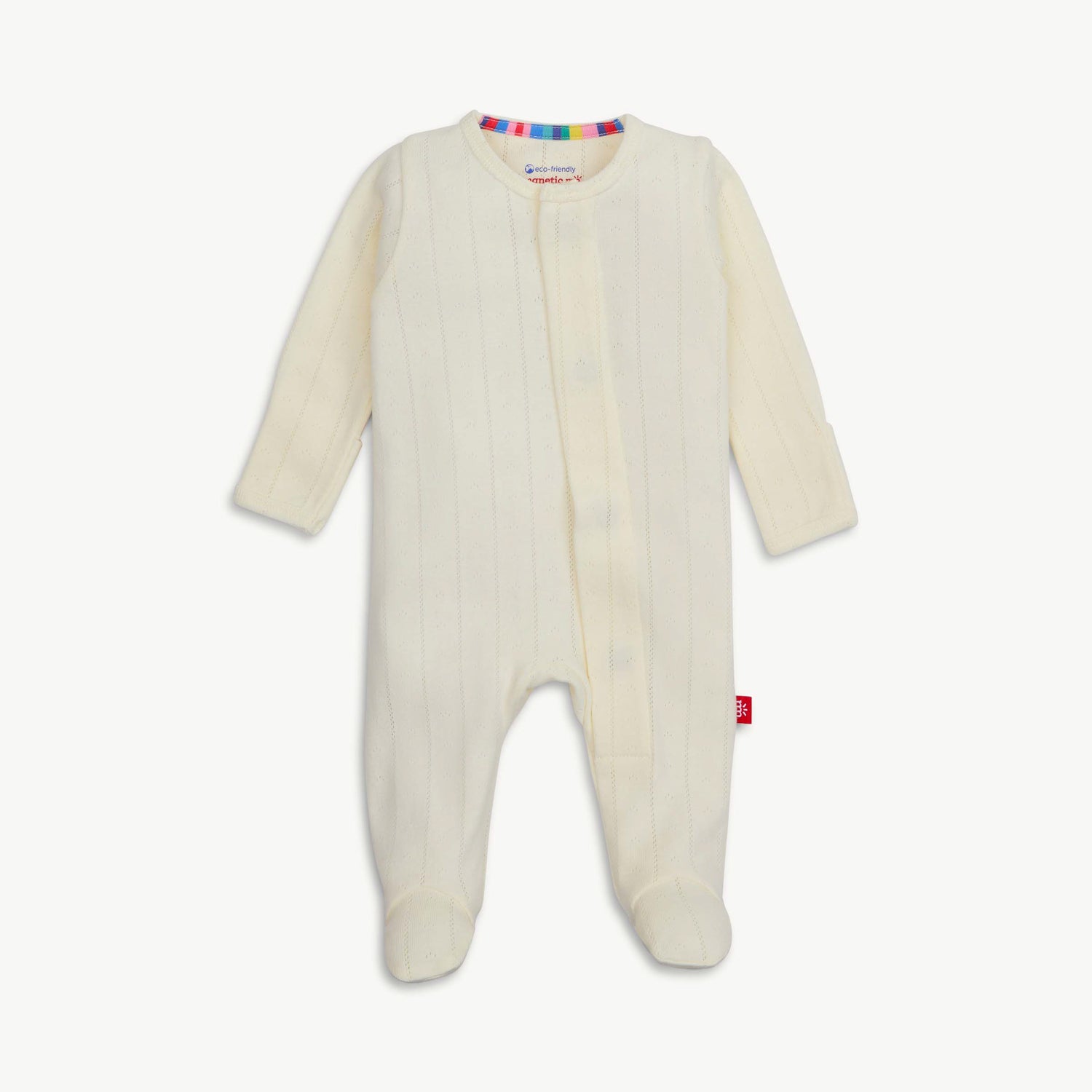 Love lines tofu pointelle footie