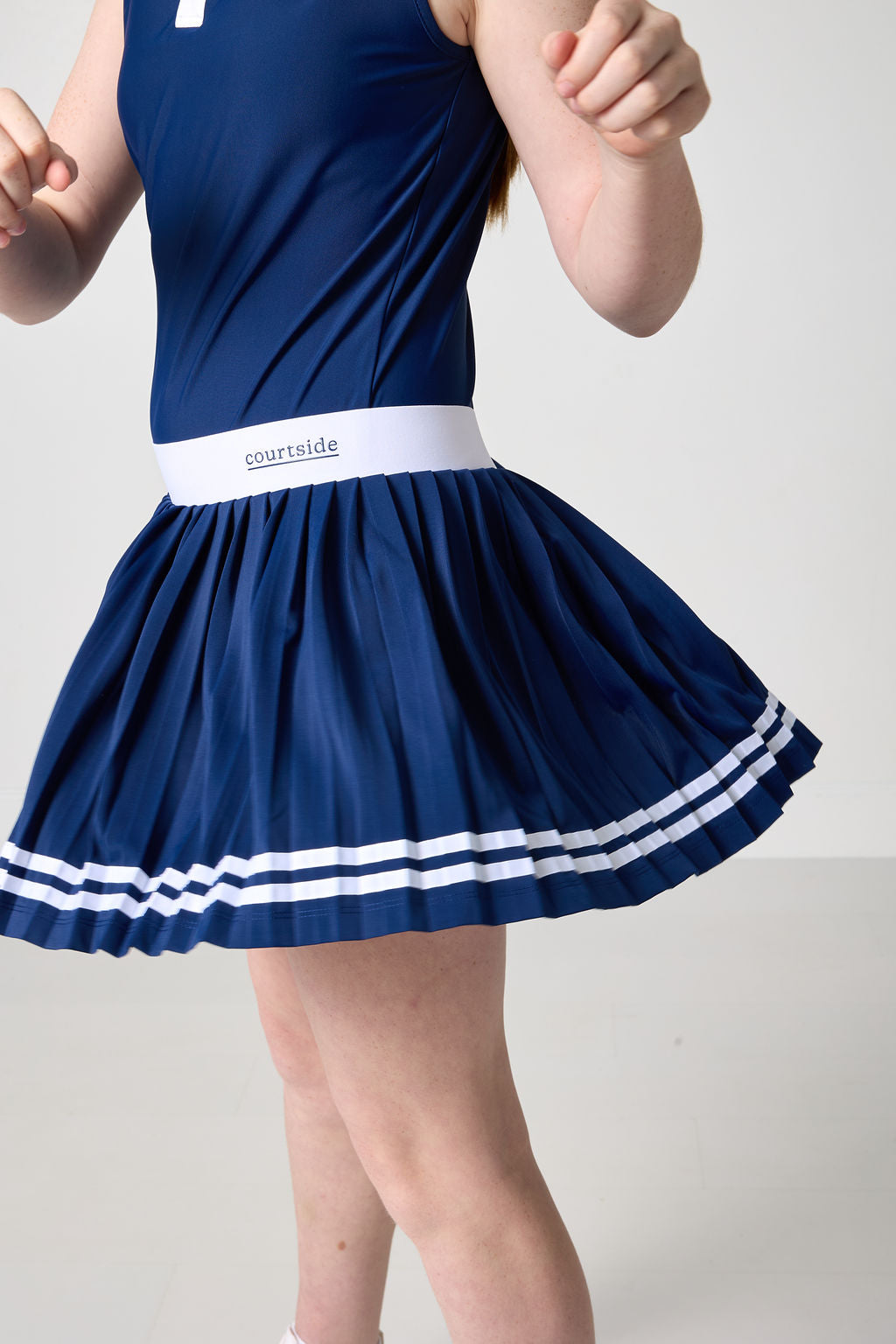 Navy Skort