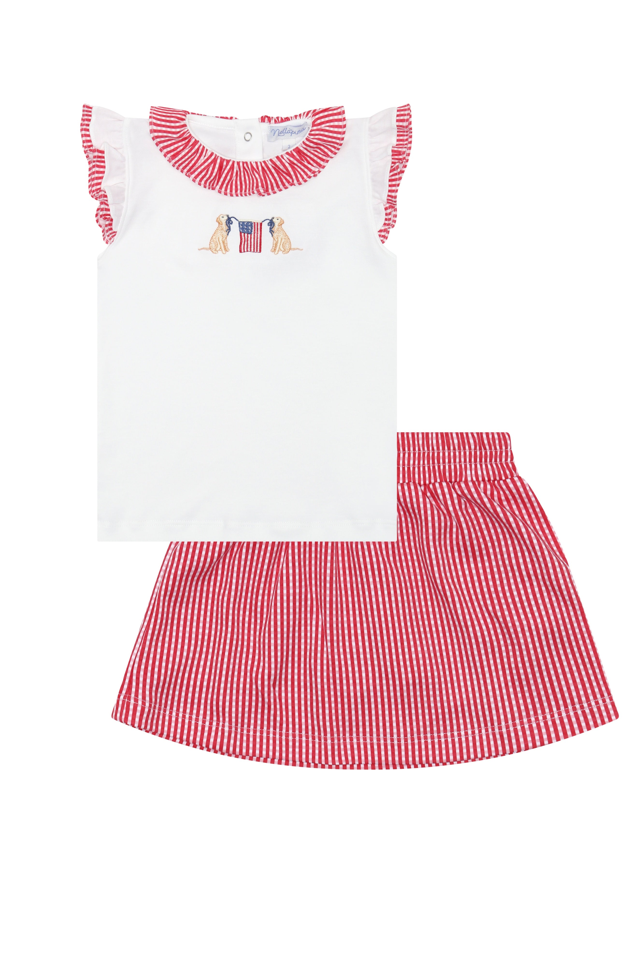 AMERICAN PUPS CLASSIC SKORT SET